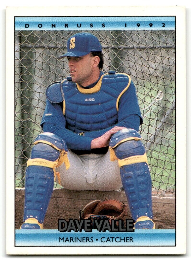 1992 Donruss Dave Valle Seattle Mariners #462