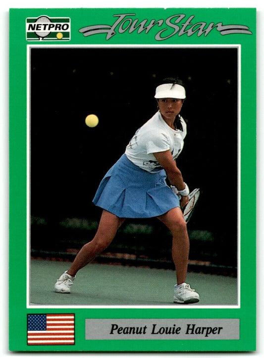 1991 Protennis player Cards Netpro Tour Star Peanut Louie Harper #53