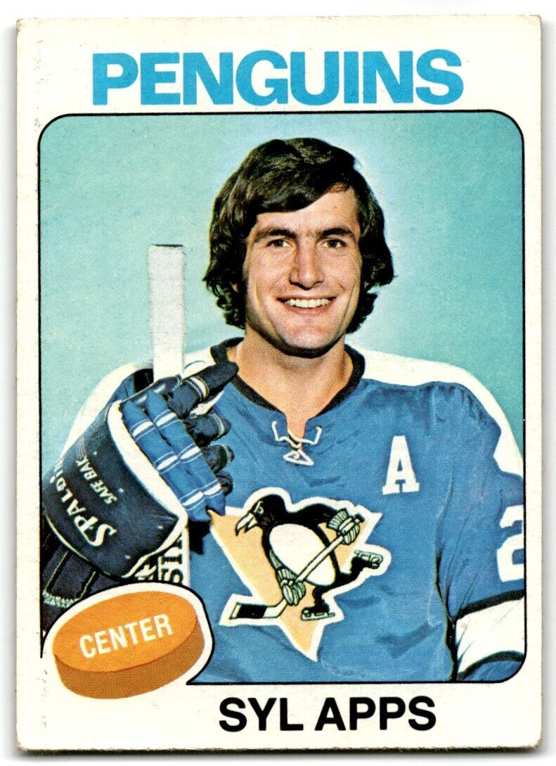 1975-76 Topps Syl Apps Jr. Pittsburgh Penguins #130