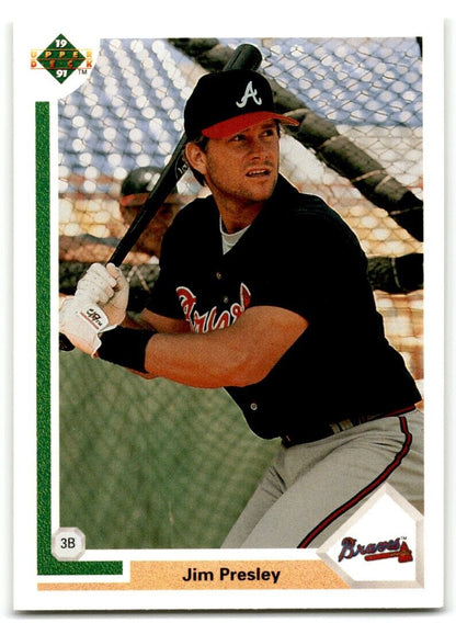 1991 Upper Deck Jim Presley Atlanta Braves #282