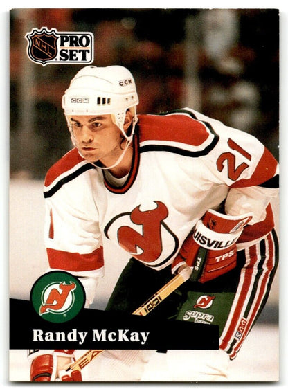 1991-92 Pro Set Randy McKay New Jersey Devils #422