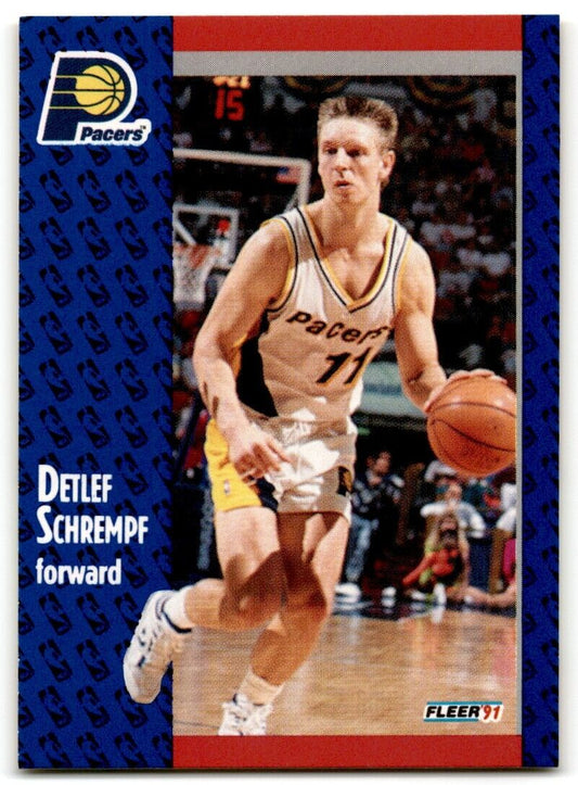 1991-92 Fleer Detlef Schrempf Indiana Pacers #85