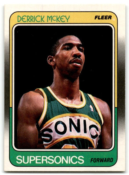 1988-89 Fleer Derrick McKey Rookie Seattle SuperSonics #109