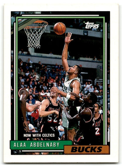 1992-93 Topps Alaa Abdelnaby Boston Celtics #350