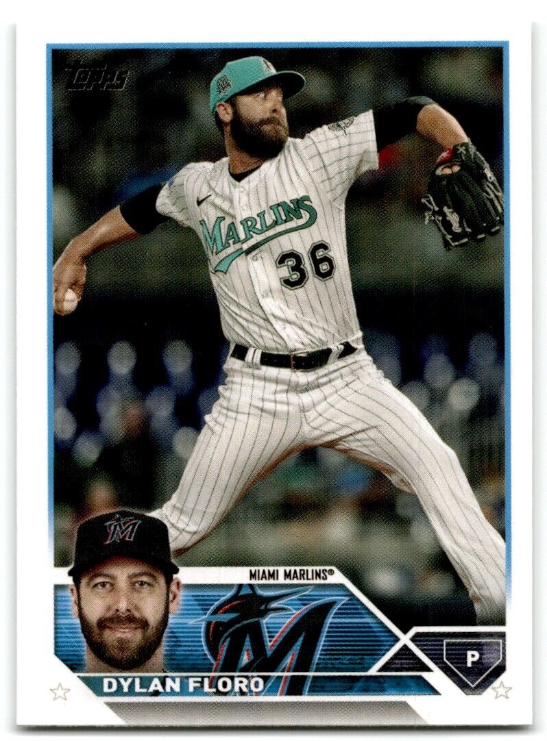 2023 Topps Update Dylan Floro Miami Marlins #US92