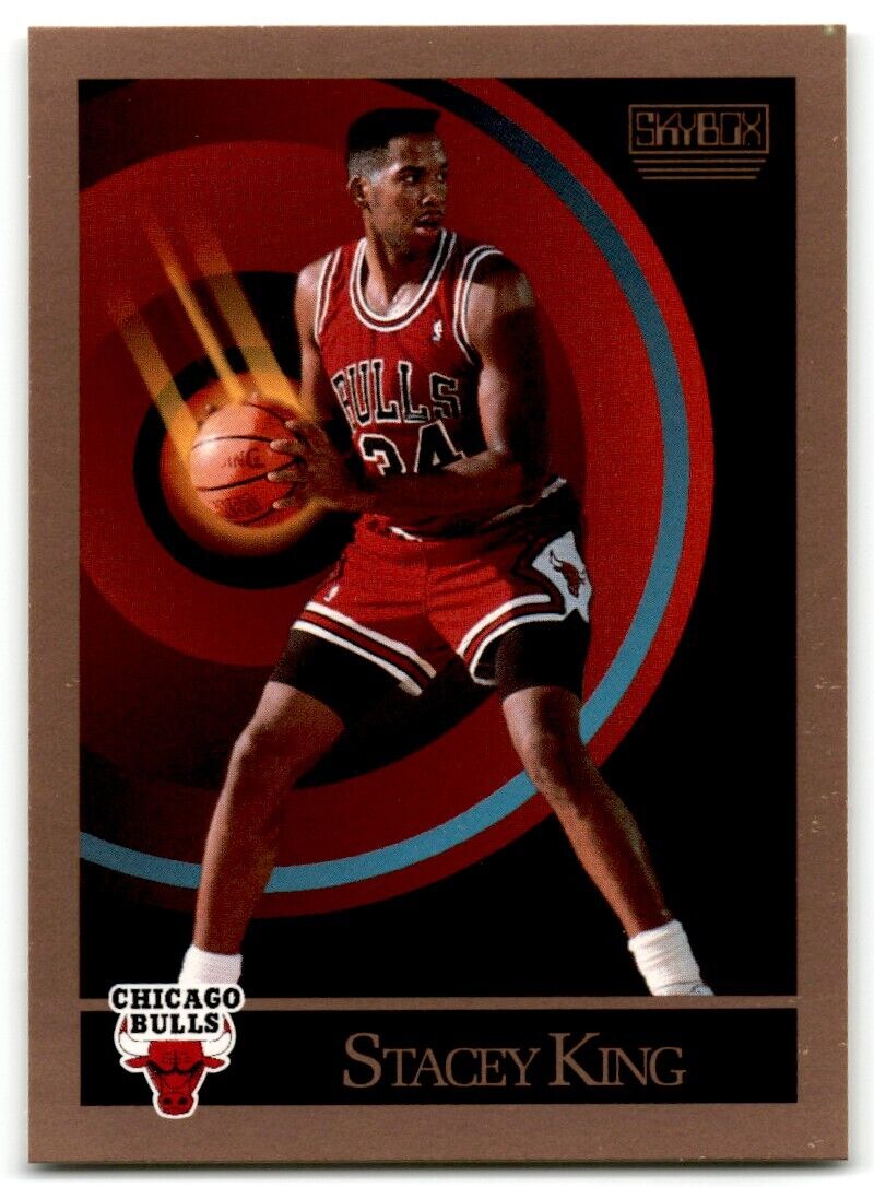 1990-91 SkyBox Stacey King Rookie Chicago Bulls #42