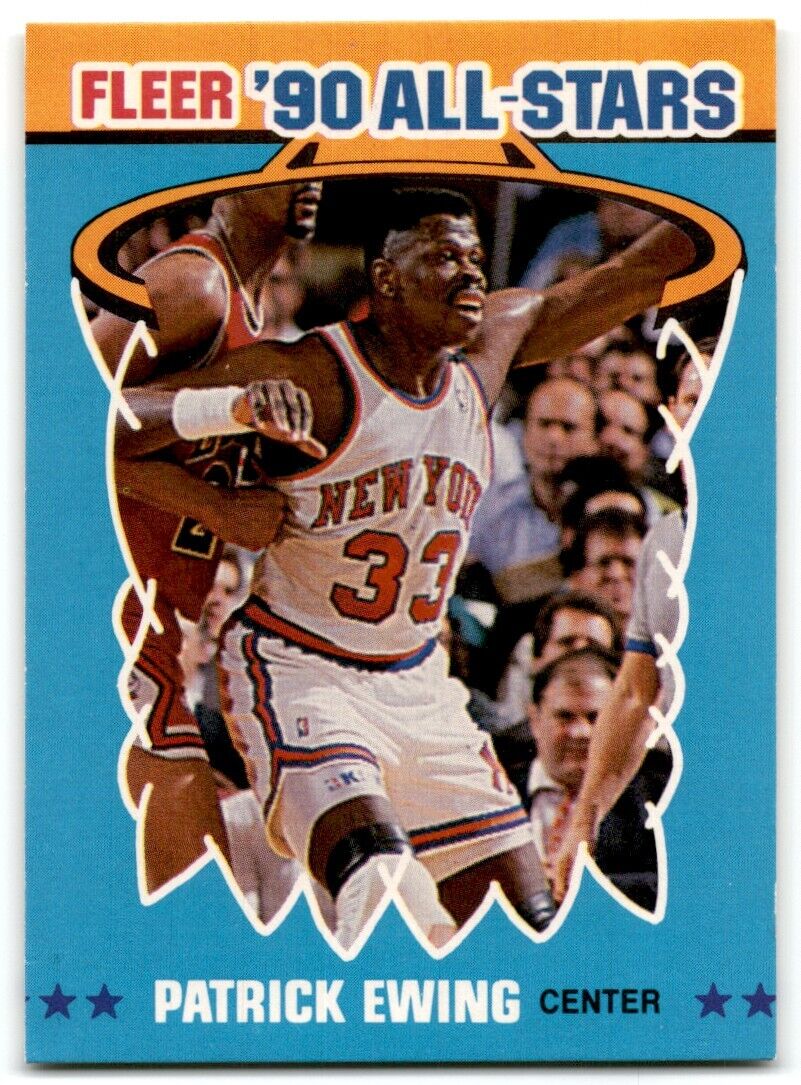 1990-91 Fleer All-Stars Patrick Ewing New York Knicks #12