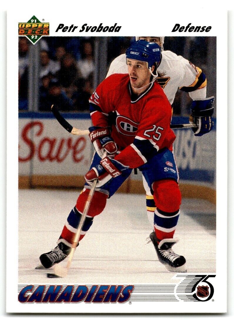 1991-92 Upper Deck Petr Svoboda Montreal Canadiens #285