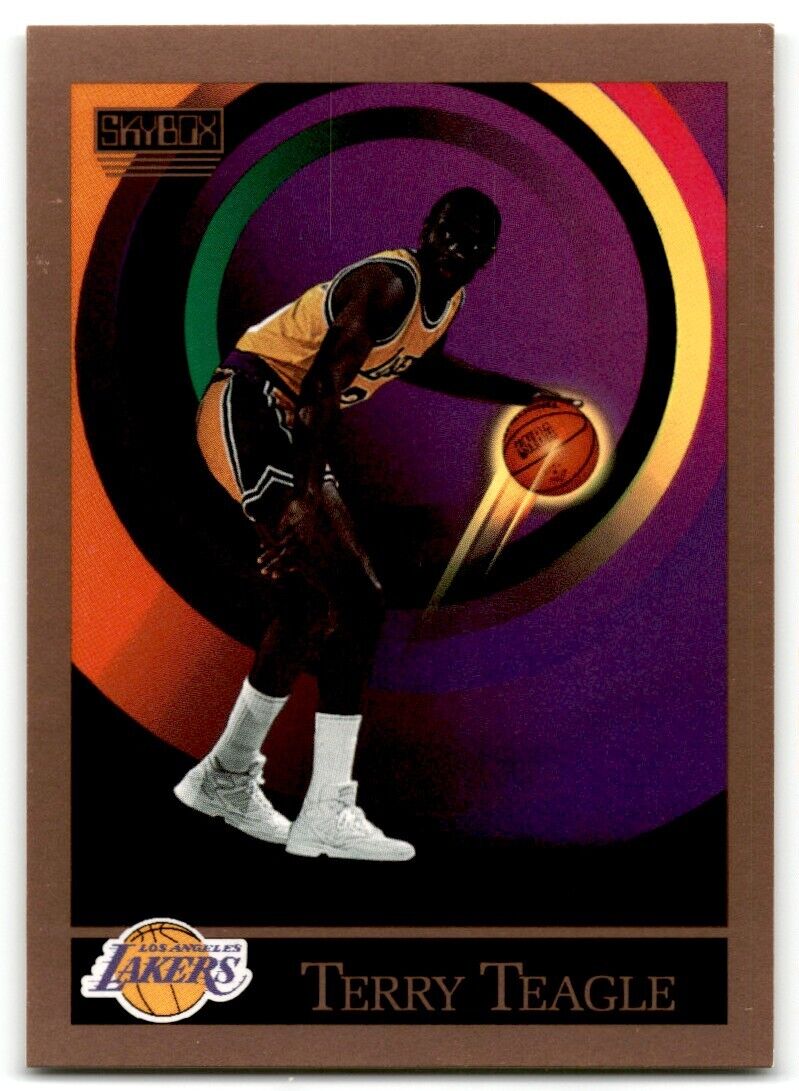 1990-91 SkyBox Terry Teagle Los Angeles Lakers #392