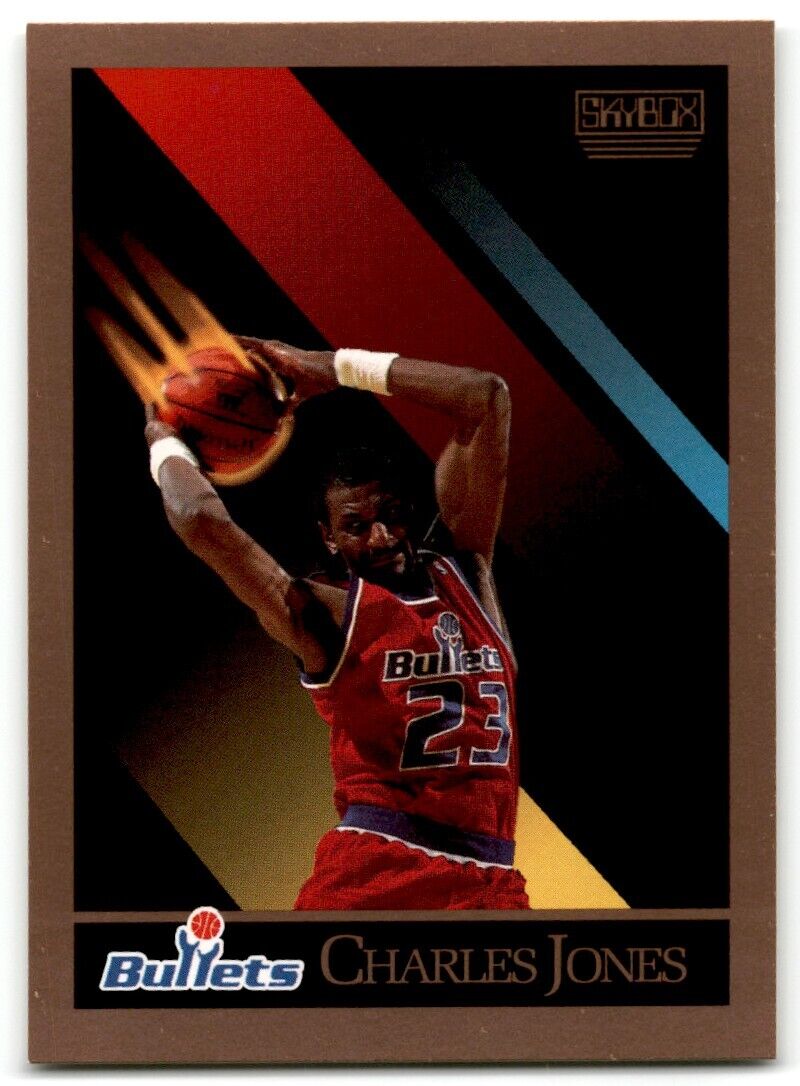 1990-91 SkyBox Charles Jones Washington Bullets #290