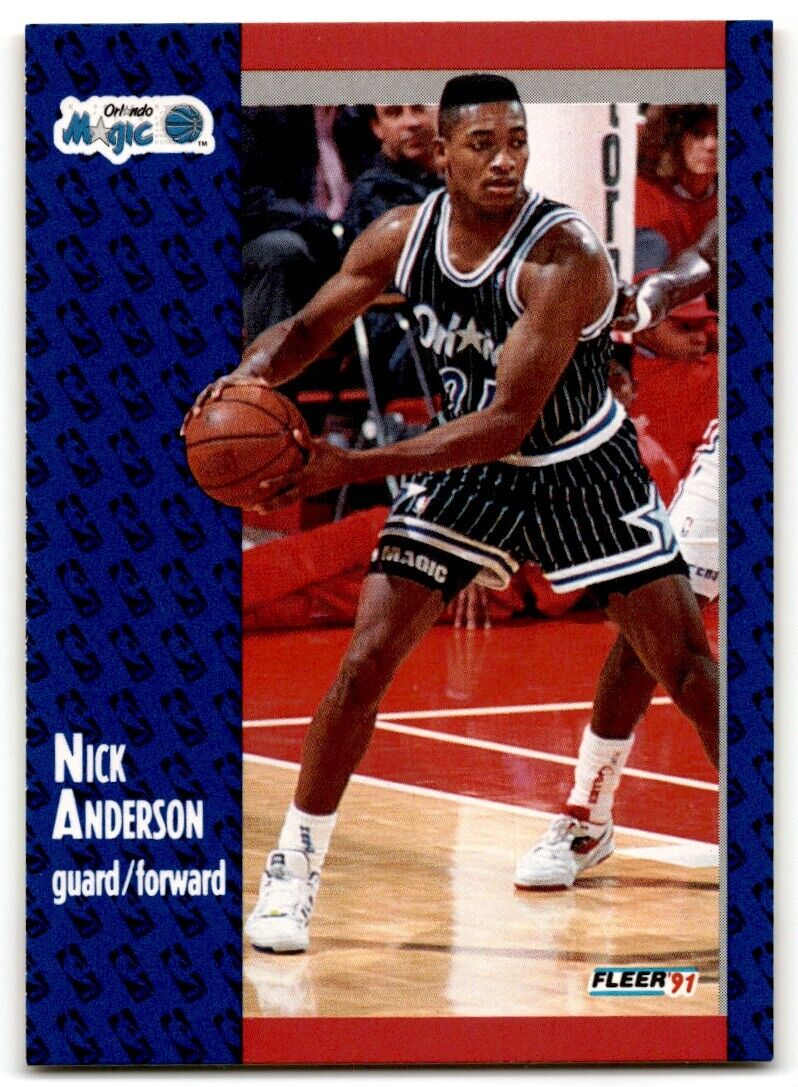 1991-92 Fleer Nick Anderson Orlando Magic #143