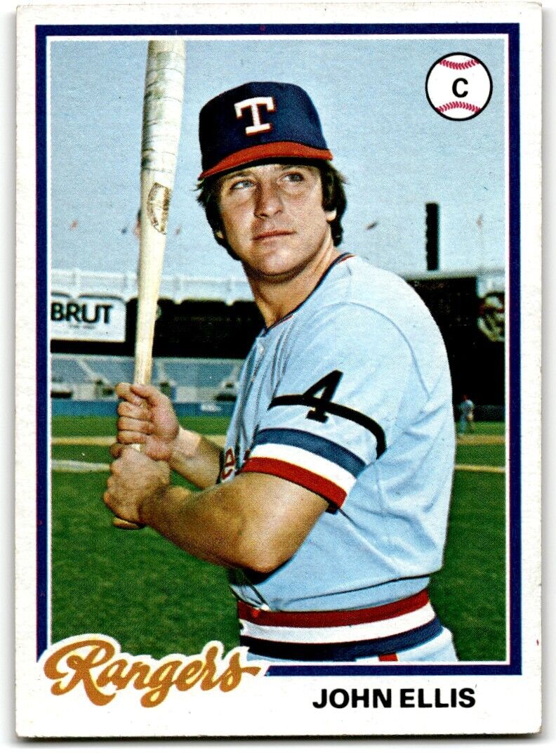 1978 Topps John Ellis Texas Rangers #438