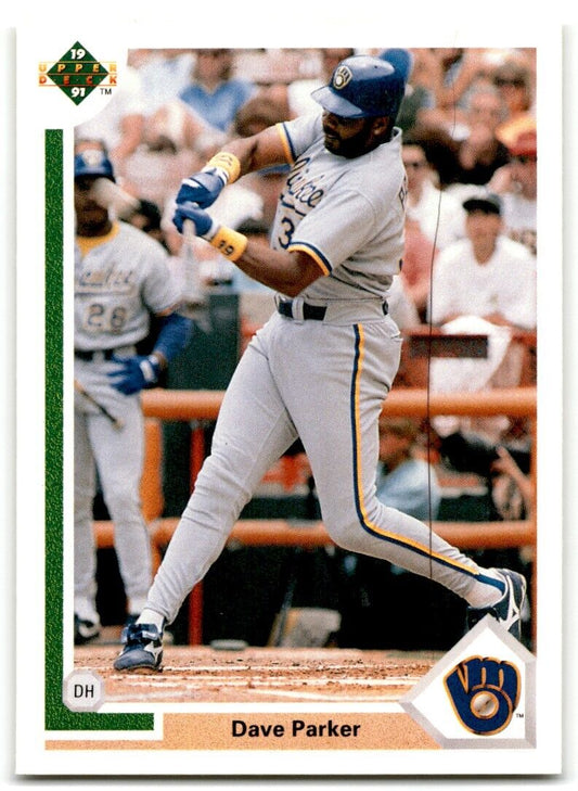 1991 Upper Deck Dave Parker Milwaukee Brewers #274