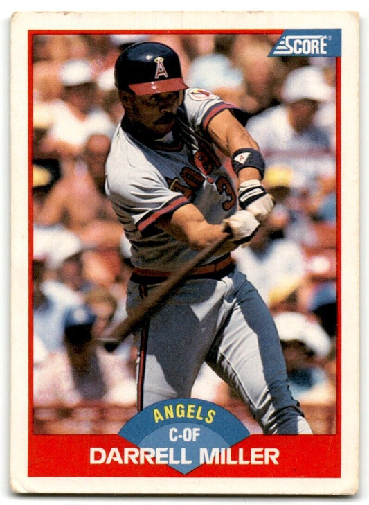 1989 Score Darrell Miller California Angels #499