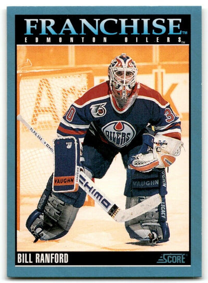 1992-93 Score Bill Ranford Edmonton Oilers #424