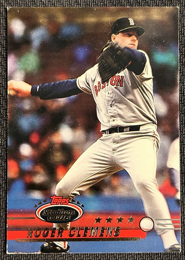 1993 Topps Stadium Club Roger Clemens Boston Red Sox #220