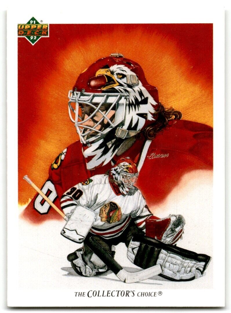 1991-92 Upper Deck Collector's choice Ed Belfour Chicago Blackhawks #81