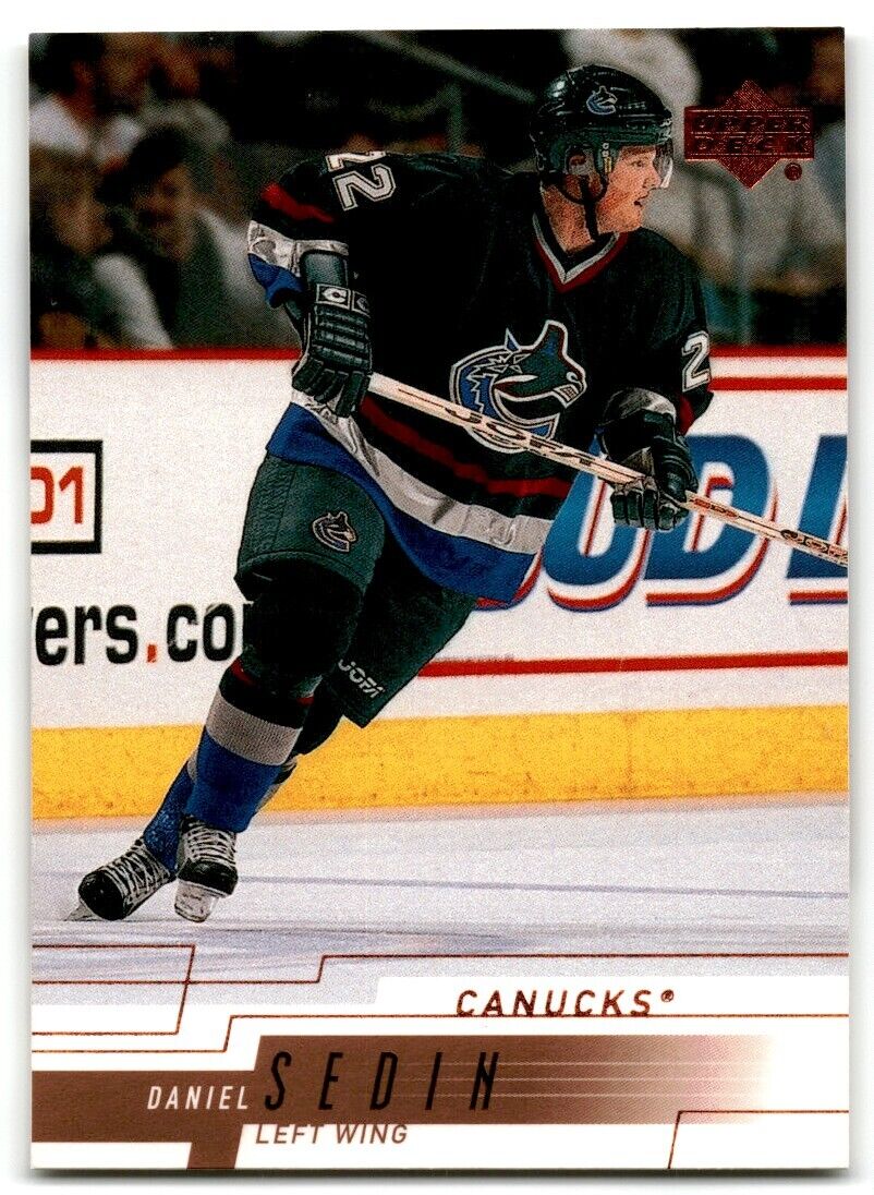 2001-02 Upper Deck Daniel Sedin Vancouver Canucks #400