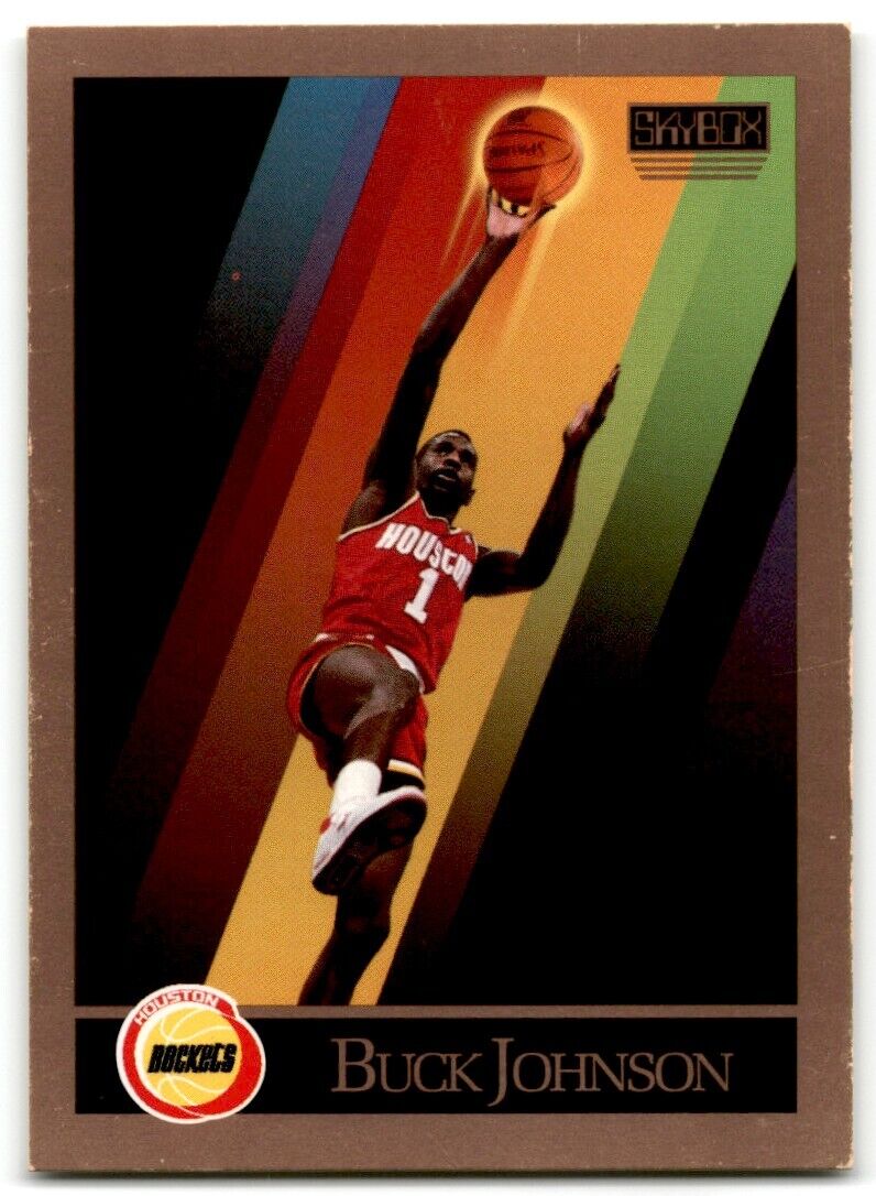 1990-91 SkyBox Buck Johnson Houston Rockets #108