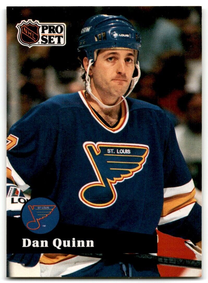 1991-92 Pro Set Dan Quinn St. Louis Blues #209