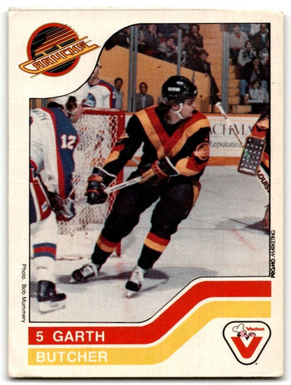 1983-84 Vachon Garth Butcher Vancouver Canucks #103