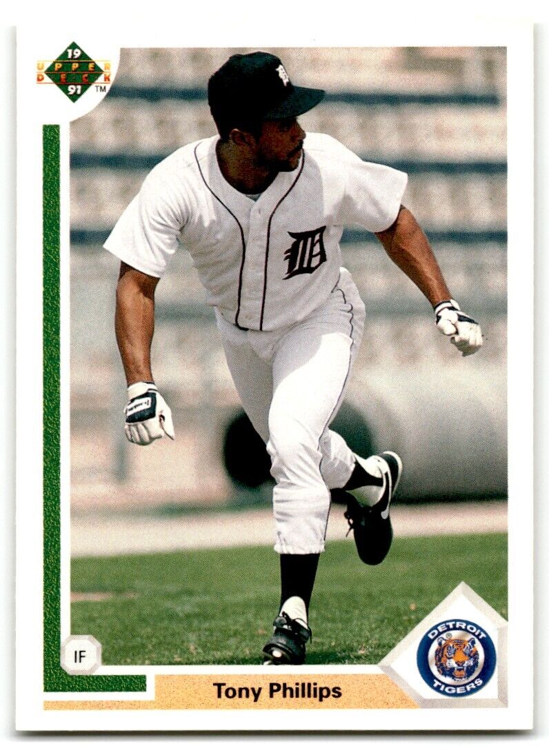 1991 Upper Deck Tony Phillips Oakland Athletics #267