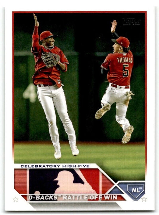 2023 Topps Celebratory High-Five Arizona Diamondbacks #464