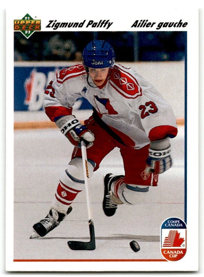 1991-92 Upper Deck French Zigmund Palffy Rookie Czechoslovakia #16