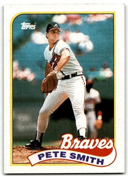 1989 Topps Pete Smith Atlanta Braves #537