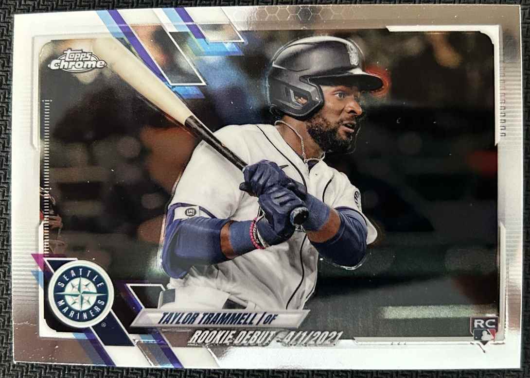 2021 Topps Chrome Update Taylor Trammell Seattle Mariners #USC8