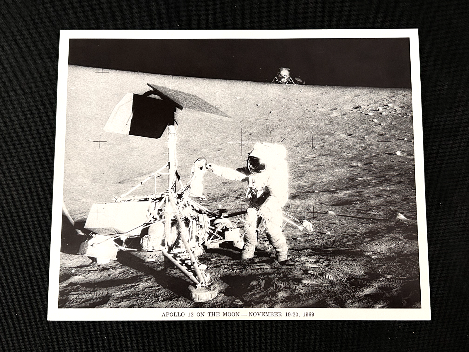 NASA - APOLLO 12 ON THE MOON - NOVEMBER 19-20, 1969 8X10 litho