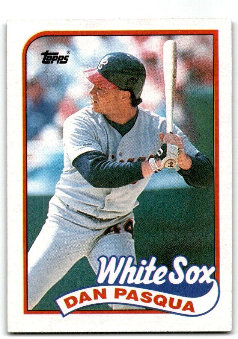 1989 Topps Dan Pasqua Chicago White Sox #558