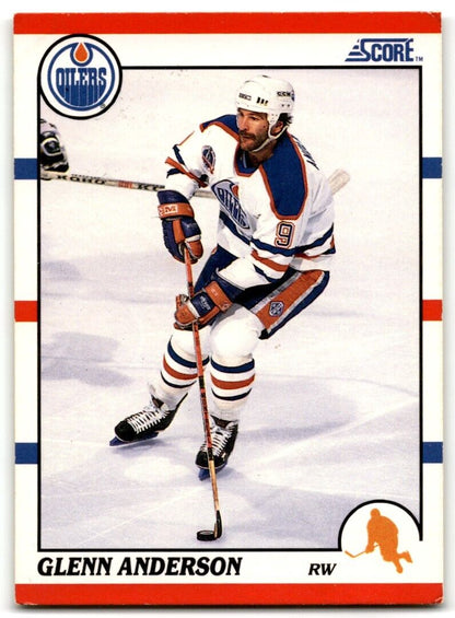 1990-91 Score Glenn Anderson Edmonton Oilers #114