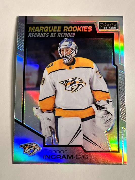 2021-22 O-Pee-Chee Platinum Marquee Rookies Rainbow - #180 Connor Ingram