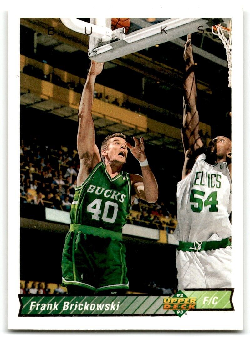 1992-93 Upper Deck Frank Brickowski Milwaukee Bucks #203