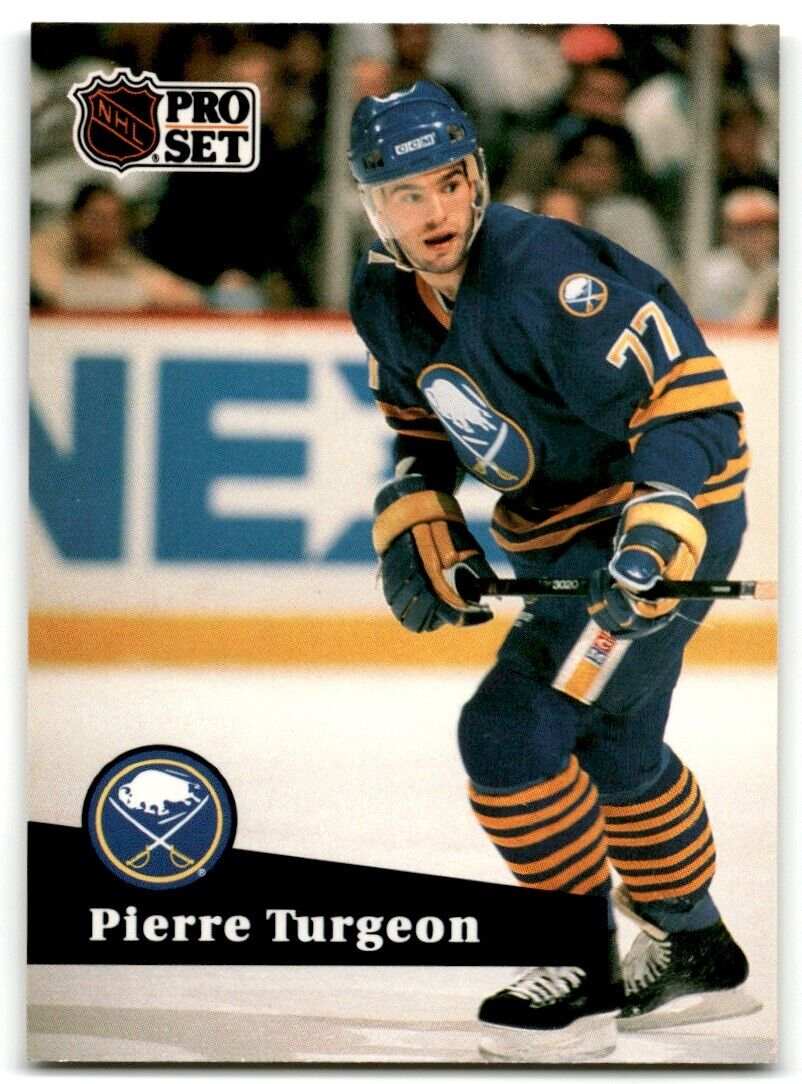 1991-92 Pro Set Pierre Turgeon Buffalo Sabres #15