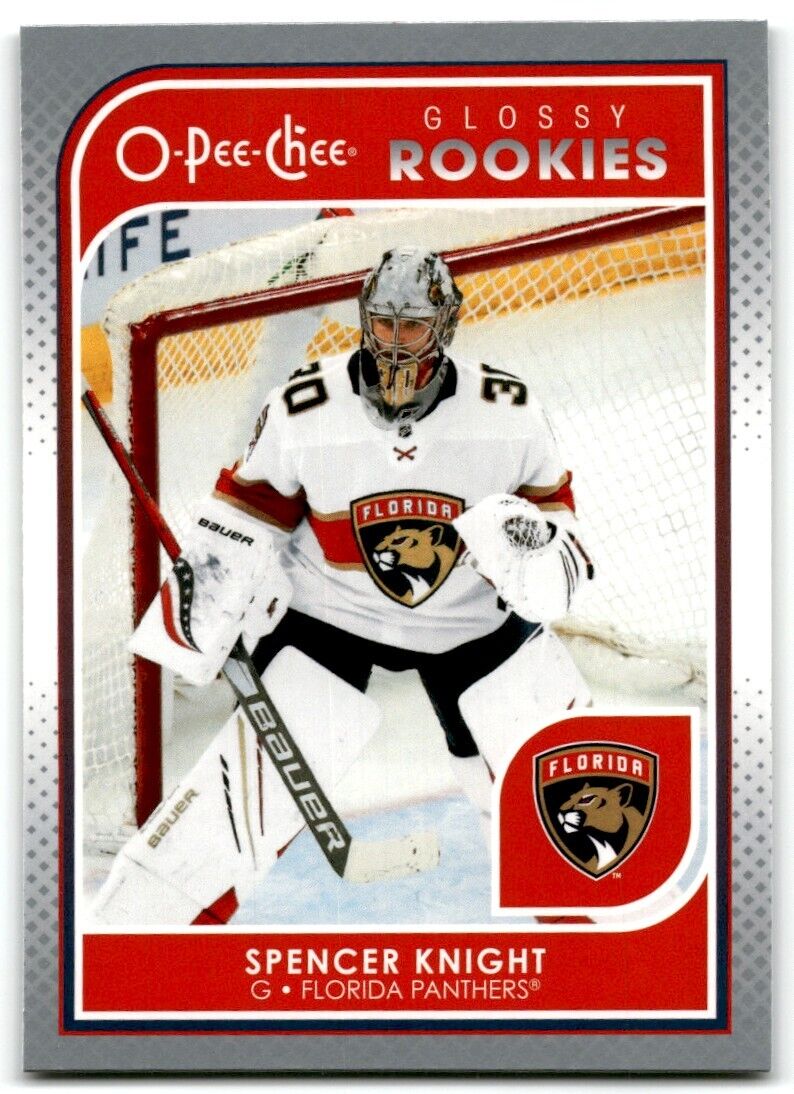 2021-22 Upper Deck O-Pee-Chee Glossy Rookies Spencer Knight Rookie Florida