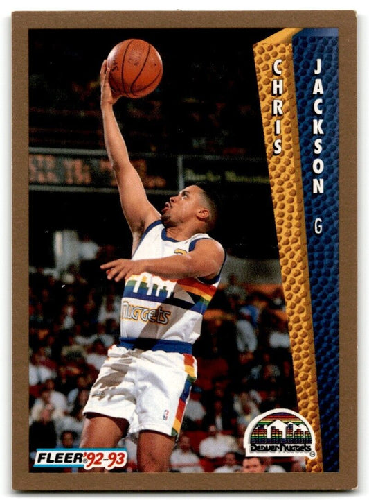 1992-93 Fleer Chris Jackson Denver Nuggets #57