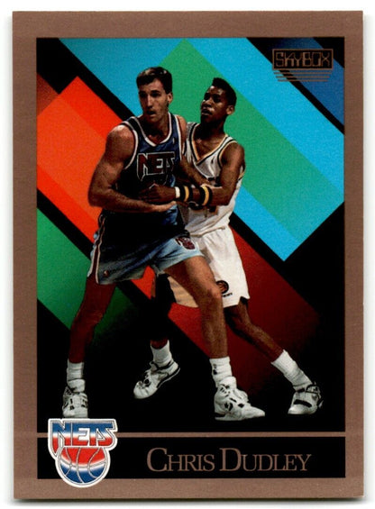 1990-91 SkyBox Chris Dudley Rookie New Jersey Nets #398