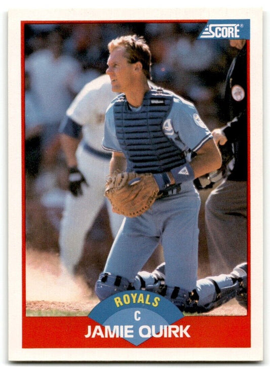 1989 Score Jamie Quirk Kansas City Royals #461