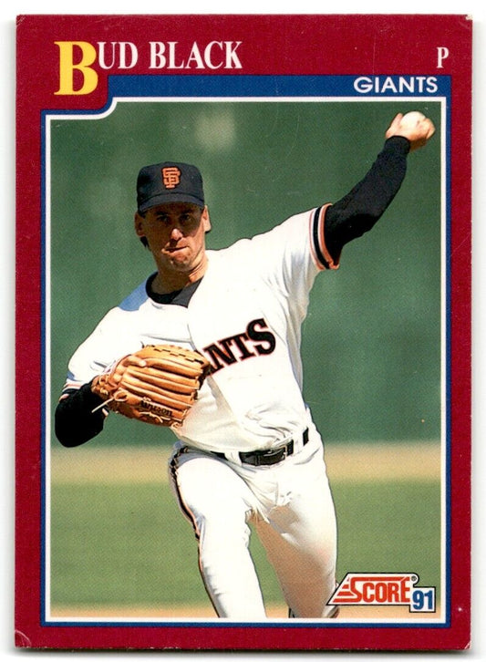 1991 Score Rookie & Traded Bud Black San Francisco Giants #46T