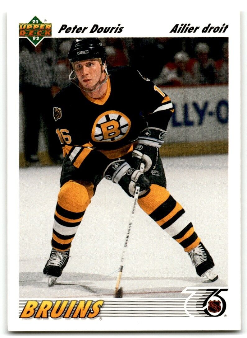 1991-92 Upper Deck French Peter Douris Boston Bruins #403