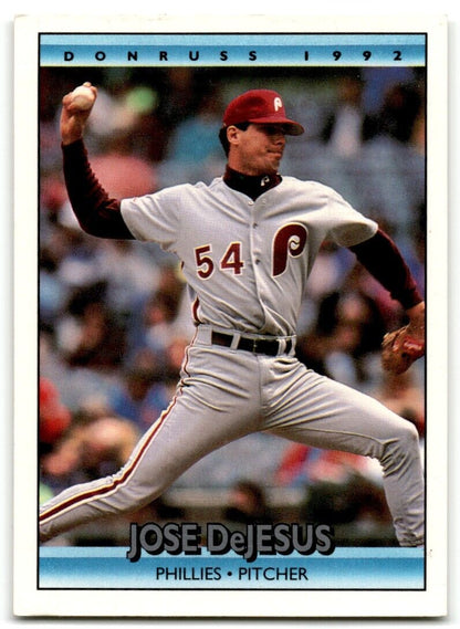 1992 Donruss Jose DeJesus Philadelphia Phillies #300