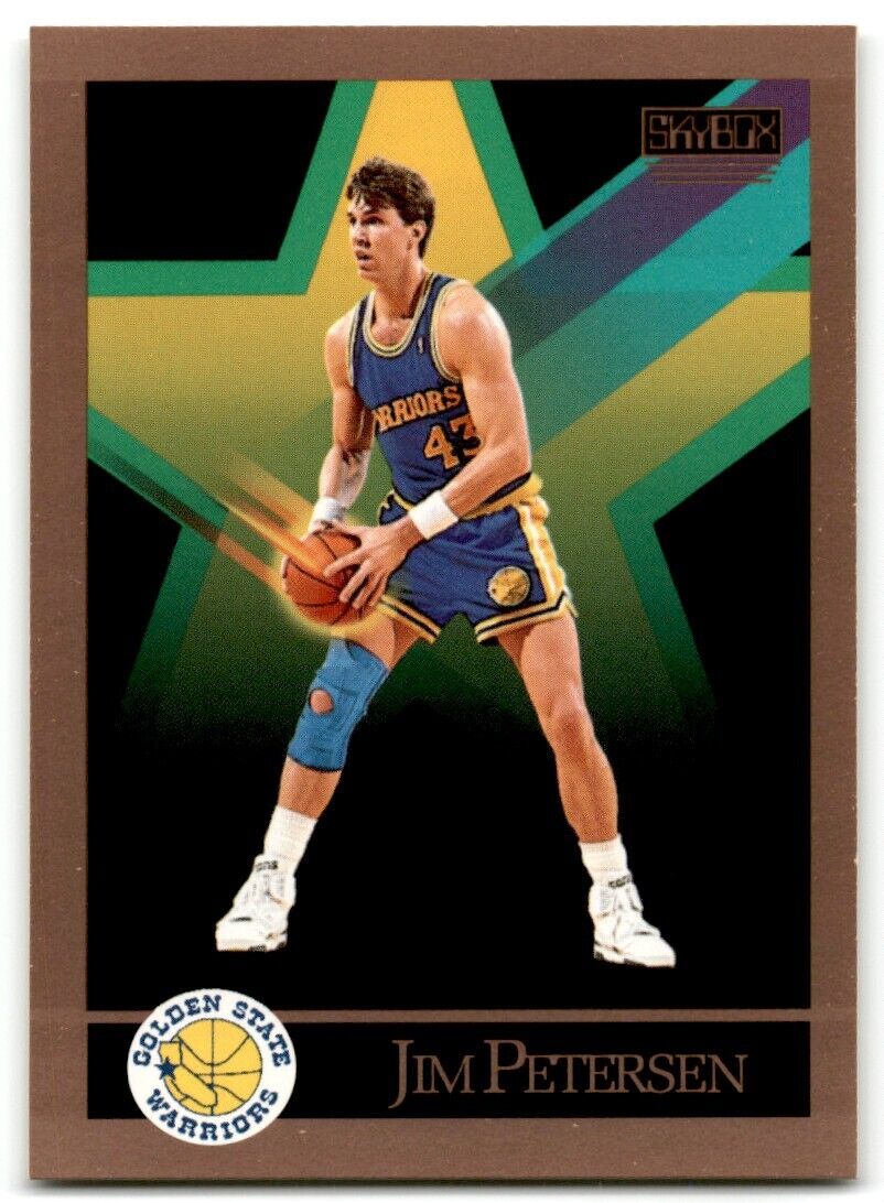 1990-91 SkyBox Jim Petersen Golden State Warriors #99