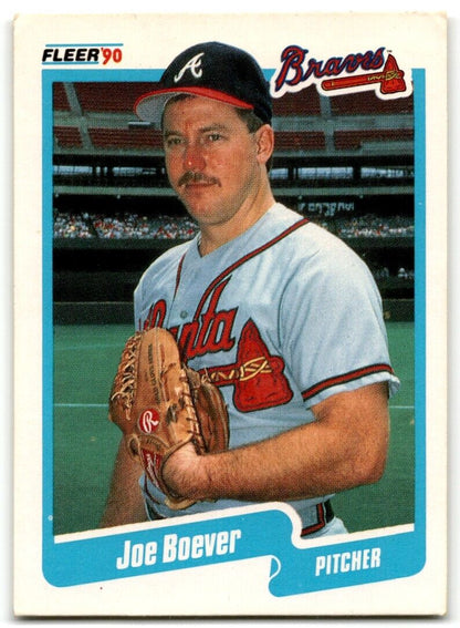 1990 Fleer Joe Boever Atlanta Braves #577