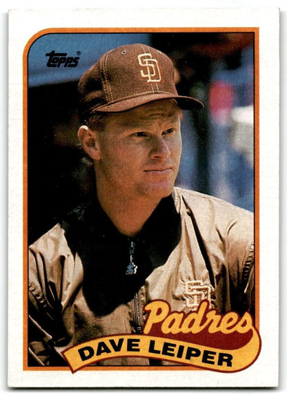 1989 Topps Dave Leiper San Diego Padres #82