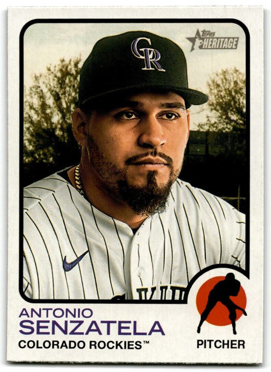 2022 Topps Heritage Antonio Senzatela Colorado Rockies #162