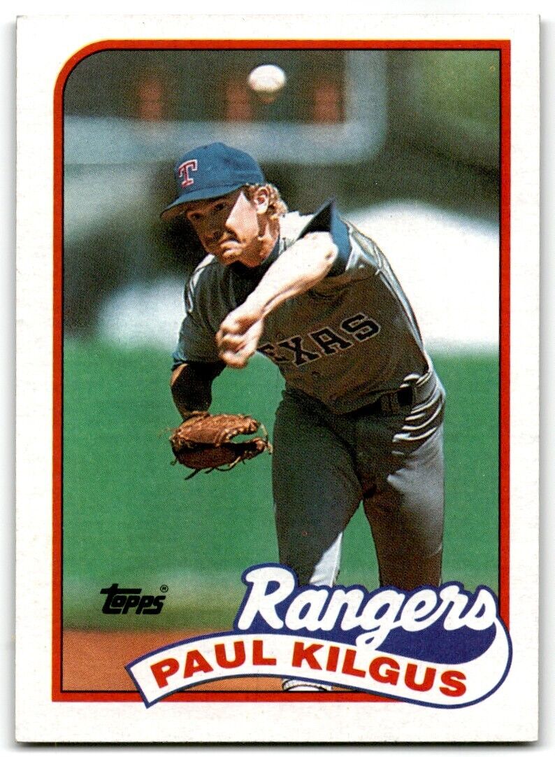 1989 Topps Paul Kilgus Texas Rangers #276