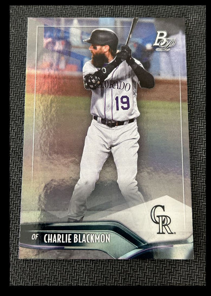 2021 Bowman Platinum Charlie Blackmon Colorado Rockies #67