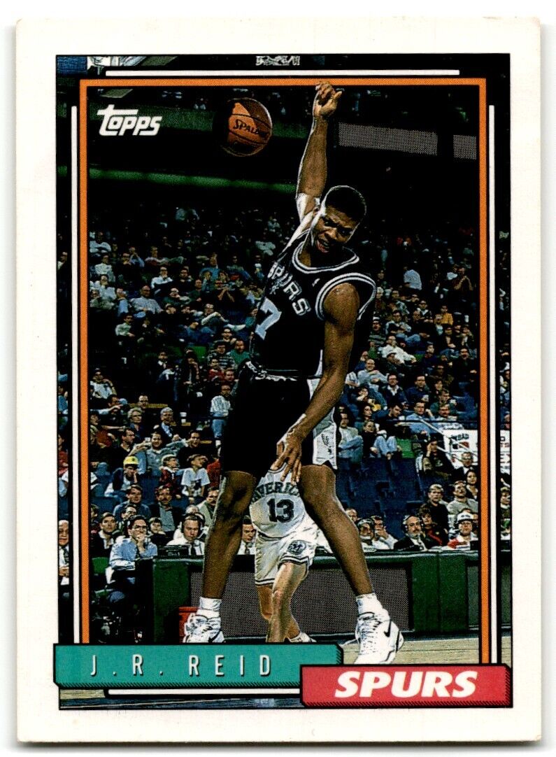 1992-93 Topps J.R. Reid San Antonio Spurs #376